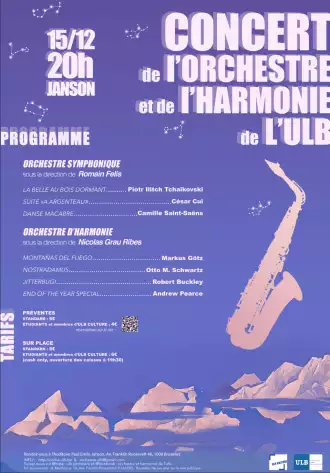 Concert de Noël – Les Orchestres de l’ULB